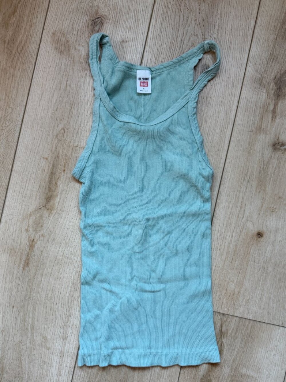 Redone / Hanes Green Tank Top